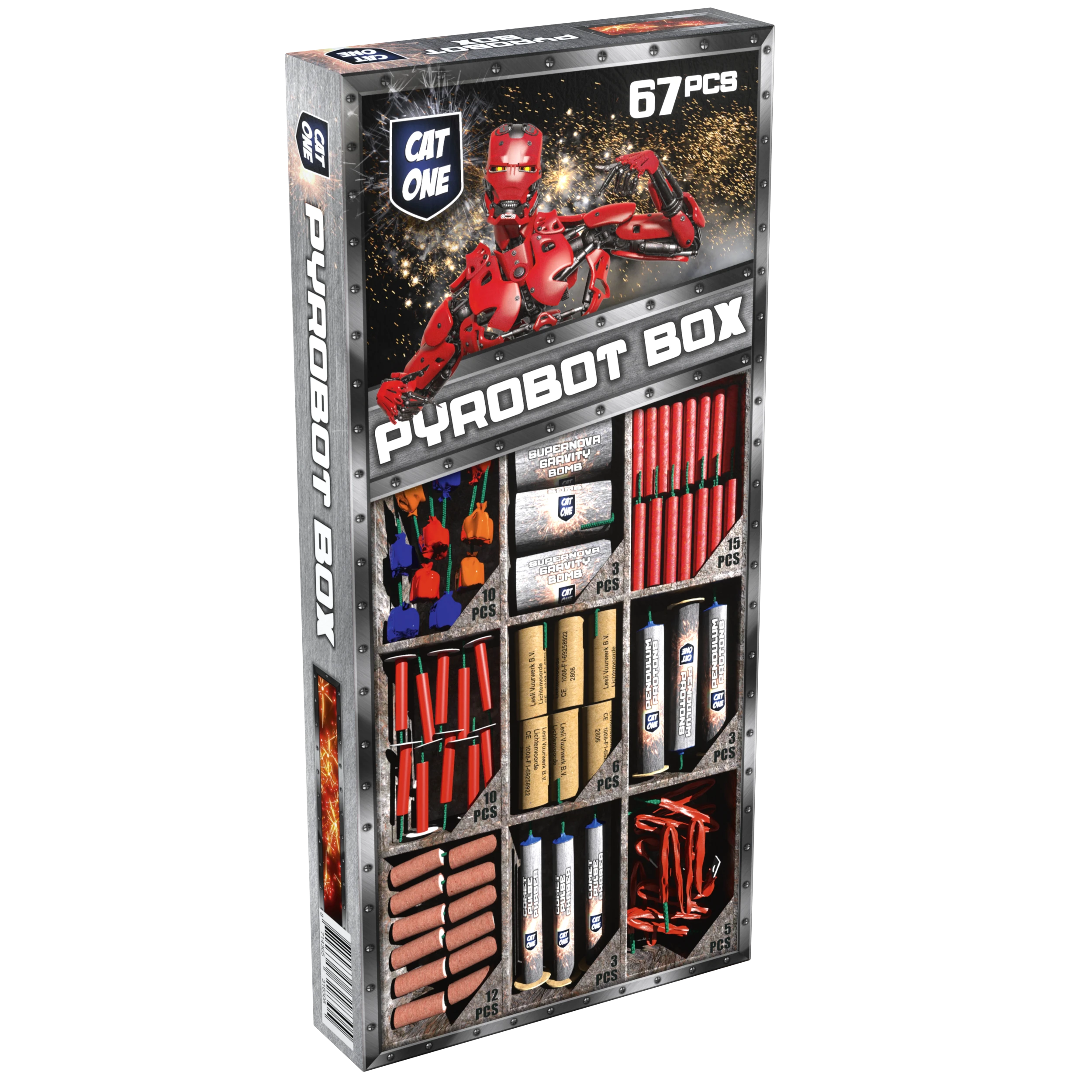 imagine-PYROBOT BOX 67 PCS